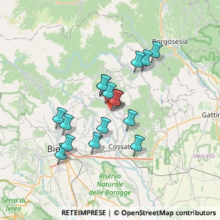 Mappa Frazione Campore, 13825 Valle mosso BI, Italia (5.95438)