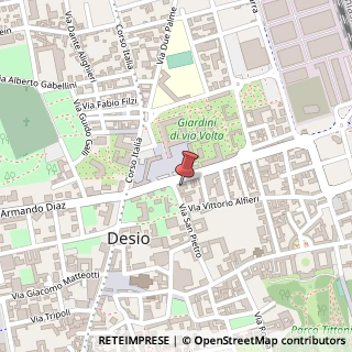 Mappa Via San Pietro, 28, 20832 Desio, Monza e Brianza (Lombardia)