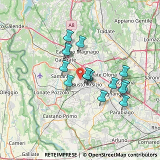 Mappa Via Eugenio Filippini, 21052 Busto Arsizio VA, Italia (6.018)