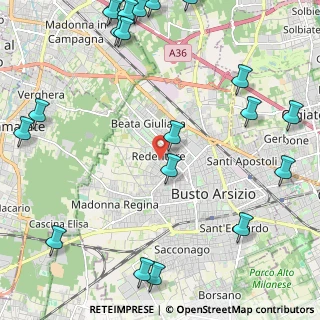 Mappa Via Ariodante Coggi, 21052 Busto Arsizio VA, Italia (3.157)