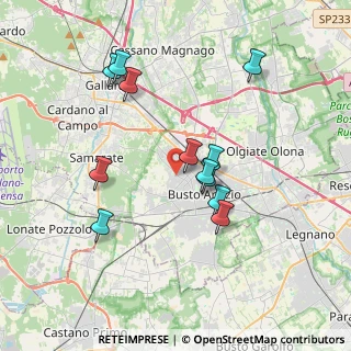 Mappa Via Eugenio Filippini, 21052 Busto Arsizio VA, Italia (3.45167)