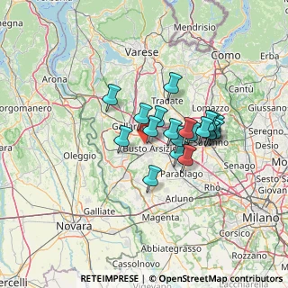 Mappa Via Eugenio Filippini, 21052 Busto Arsizio VA, Italia (10.254)