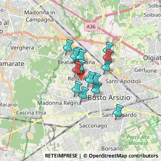 Mappa Via Caduti Nei Lager, 21052 Busto Arsizio VA, Italia (1.13467)