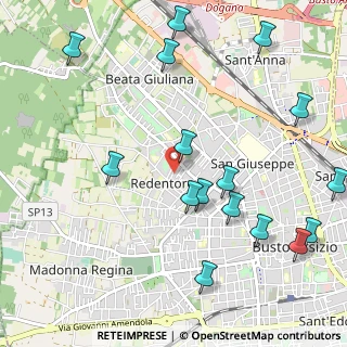 Mappa Via Caduti Nei Lager, 21052 Busto Arsizio VA, Italia (1.27438)