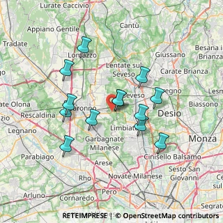 Mappa Via della Polveriera, 20033 Solaro MI, Italia (6.20846)