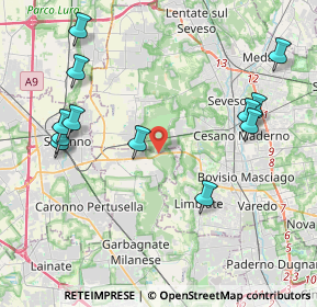 Mappa Via della Polveriera, 20033 Solaro MI, Italia (4.675)