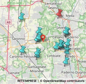 Mappa Via della Polveriera, 20033 Solaro MI, Italia (3.5195)