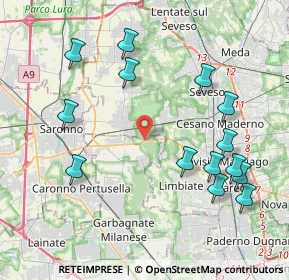 Mappa Via della Polveriera, 20033 Solaro MI, Italia (4.53857)