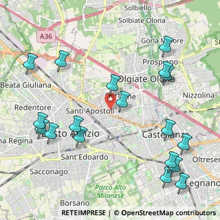 Mappa Via Mantova, 21057 Olgiate Olona VA, Italia (2.635)