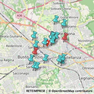 Mappa Via Mantova, 21057 Olgiate Olona VA, Italia (1.432)