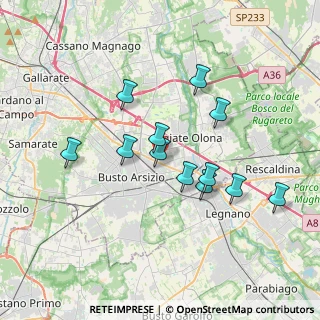 Mappa Via Mantova, 21057 Olgiate Olona VA, Italia (3.16583)