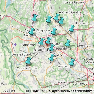 Mappa Via Mantova, 21057 Olgiate Olona VA, Italia (7.14067)
