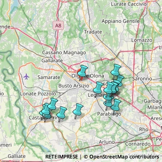 Mappa Via Mantova, 21057 Olgiate Olona VA, Italia (7.96)
