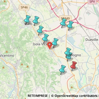Mappa Via Grumo, 36033 Isola vicentina VI, Italia (3.80909)