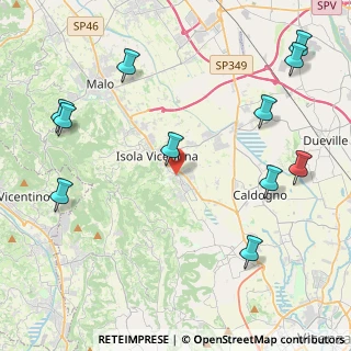 Mappa Via Grumo, 36033 Isola vicentina VI, Italia (5.44)