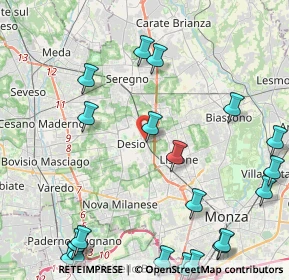 Mappa Via Tagliabue, 20033 Desio MB, Italia (5.8615)
