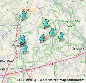 Mappa Piazza Primo Levi, 20882 Bellusco MB, Italia (3.26273)