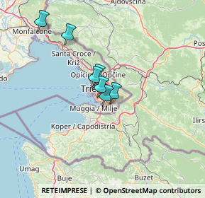 Mappa 34148 Trieste TS, Italia (28.10385)