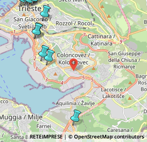 Mappa 34148 Trieste TS, Italia (3.62235)