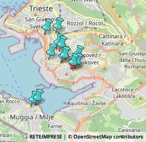 Mappa Via Antonio Pigafetta, 34147 Trieste TS, Italia (1.37333)