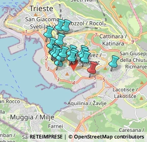 Mappa Via Antonio Pigafetta, 34147 Trieste TS, Italia (1.1135)