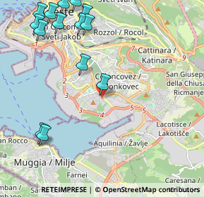 Mappa Via Antonio Pigafetta, 34147 Trieste TS, Italia (2.79143)