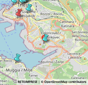 Mappa Via Antonio Pigafetta, 34147 Trieste TS, Italia (3.49143)