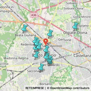 Mappa Via Pietro Verri, 21052 Busto Arsizio VA, Italia (1.59308)