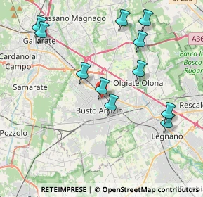 Mappa Via Pietro Verri, 21052 Busto Arsizio VA, Italia (4.16273)