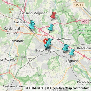 Mappa Via Pietro Verri, 21052 Busto Arsizio VA, Italia (2.84)