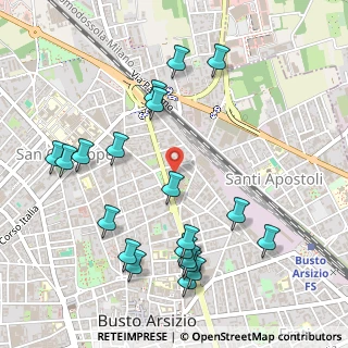 Mappa Via Pietro Verri, 21052 Busto Arsizio VA, Italia (0.5885)