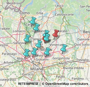 Mappa Via Emilia, 20853 Biassono MB, Italia (9.04667)