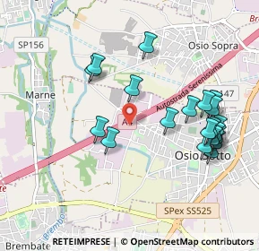 Mappa Via Daniele Manin, 24046 Osio Sotto BG, Italia (1.0115)