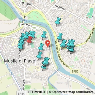Mappa Via Genova, 30024 Musile di Piave VE, Italia (0.45926)