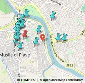 Mappa Via Genova, 30024 Musile di Piave VE, Italia (0.5375)