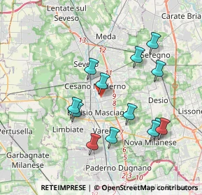 Mappa Via Trieste, 20811 Cesano Maderno MB, Italia (3.66077)