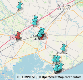 Mappa Via Lungo Piave Inferiore, 30027 San Donà di Piave VE, Italia (8.6205)