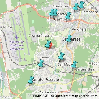 Mappa Via Giacomo Matteotti, 21010 Ferno VA, Italia (2.42833)