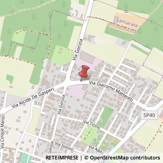Mappa Via Giacomo Matteotti,  7, 21015 Ferno, Varese (Lombardia)
