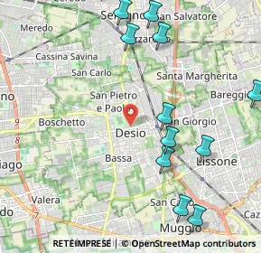 Mappa Corso Italia, 20832 Desio MB, Italia (2.57833)