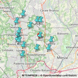 Mappa Corso Italia, 20832 Desio MB, Italia (4.00333)