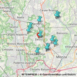 Mappa Corso Italia, 20832 Desio MB, Italia (3.42727)