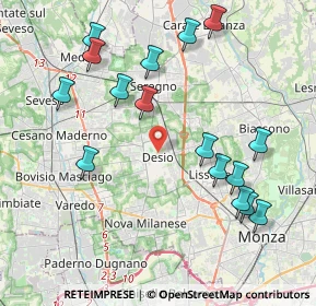 Mappa Corso Italia, 20832 Desio MB, Italia (4.4125)