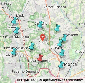 Mappa Corso Italia, 20832 Desio MB, Italia (4.23909)