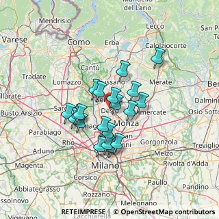 Mappa Corso Italia, 20832 Desio MB, Italia (10.3765)