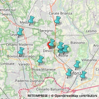 Mappa Via Lombardia, 20033 Desio MB, Italia (4.15)