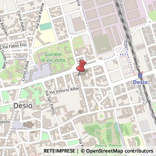 Mappa Via Alessandro Volta, 25, 20832 Desio, Monza e Brianza (Lombardia)