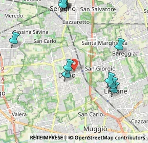 Mappa Via Lombardia, 20033 Desio MB, Italia (2.48333)