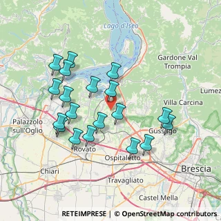 Mappa Via Gremoni, 25050 Provaglio d'Iseo BS, Italia (7.14)