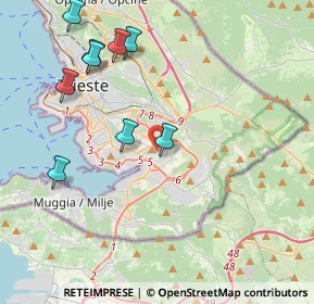 Mappa Piazza XXV Aprile, 34147 Trieste TS, Italia (5.18091)